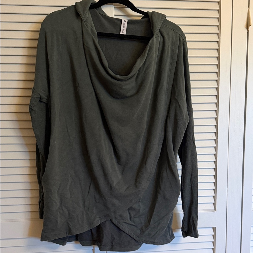 Athleta Purana Wrap Sweatshirt